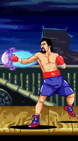 hoesje Street Pacman Fighter Pacquiao