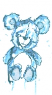 hoesje Blue Teddy Bear
