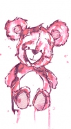 hoesje Pink Teddy Bear