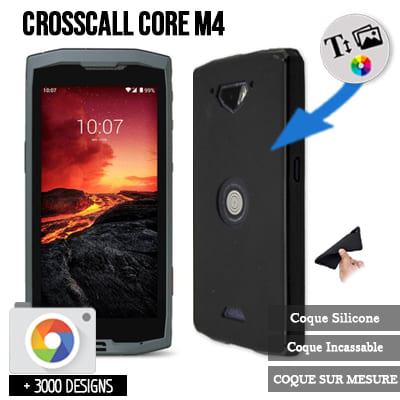 Softcase Crosscall Core M4 met foto's baby