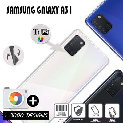 Softcase Samsung Galaxy A31 met foto's baby