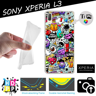 Softcase Sony Xperia L3 met foto's baby