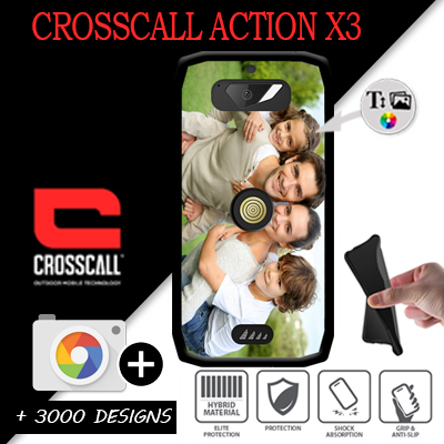 Softcase Crosscall Action X3 met foto's baby