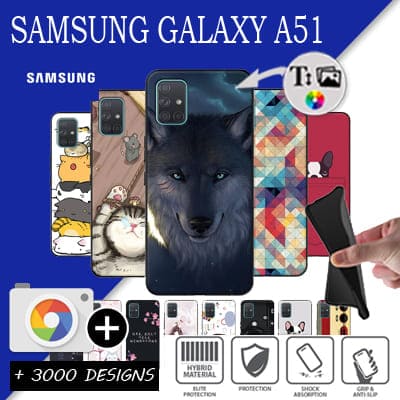 Softcase Samsung Galaxy a51 met foto's baby