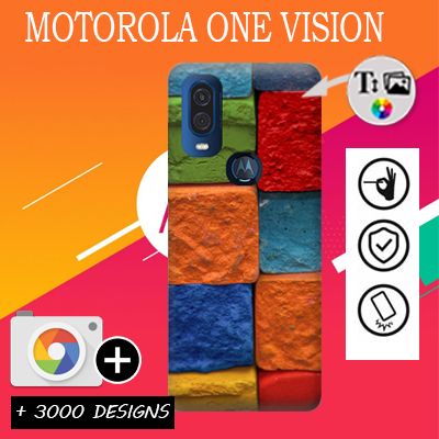 Hoesje Motorola One Vision met foto's baby