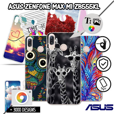 Hoesje Asus ZenFone Max M1 (ZB555KL) met foto's baby