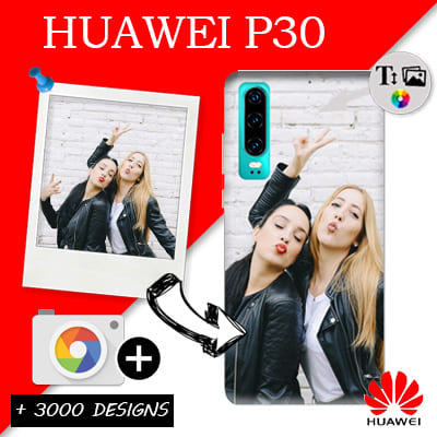 Hoesje Huawei P30 met foto's baby