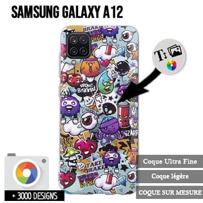 Hoesje Samsung Galaxy A12 met foto's baby