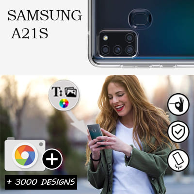 Hoesje Samsung Galaxy A21s met foto's baby