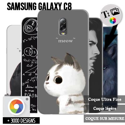 Hoesje Samsung Galaxy C8 met foto's baby