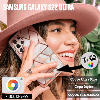 Hoesje Samsung Galaxy S22 Ultra met foto's baby