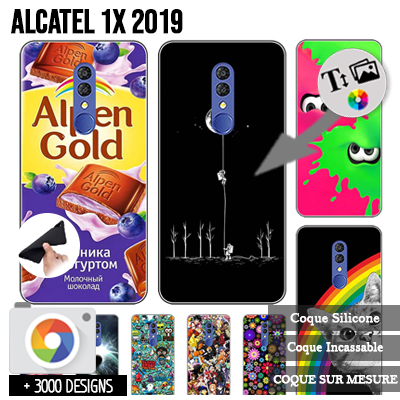 Softcase Alcatel 1X 2019 met foto's baby