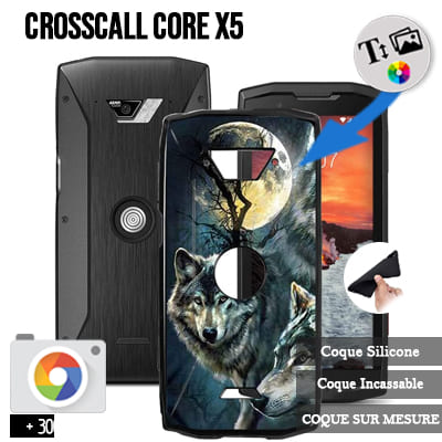 Softcase Crosscall CORE X5 met foto's baby