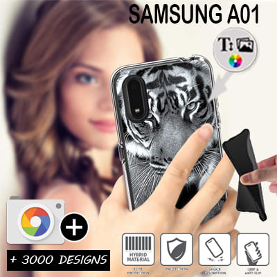 Softcase Samsung Galaxy A01 met foto's baby