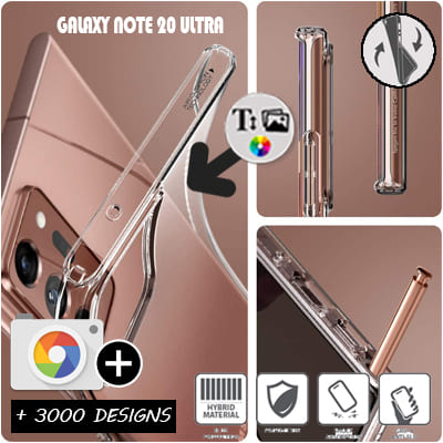 Softcase Samsung Galaxy Note 20 Ultra met foto's baby