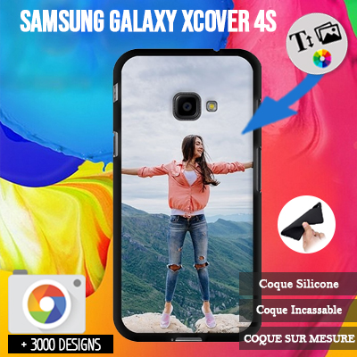 Softcase Samsung Galaxy Xcover 4s met foto's baby