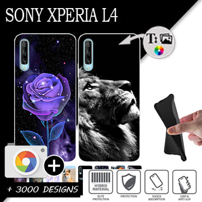 Softcase Sony Xperia L4 met foto's baby