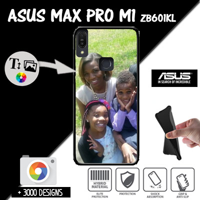 Softcase Asus Zenfone Max Pro M1 ZB601KL met foto's baby