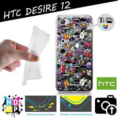 Softcase HTC Desire 12 met foto's baby