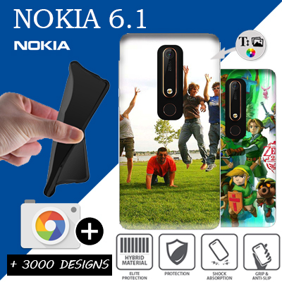 Softcase Nokia 6.1 met foto's baby