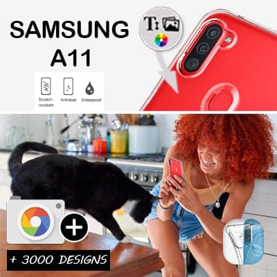 Softcase Samsung Galaxy A11 / M11 met foto's baby