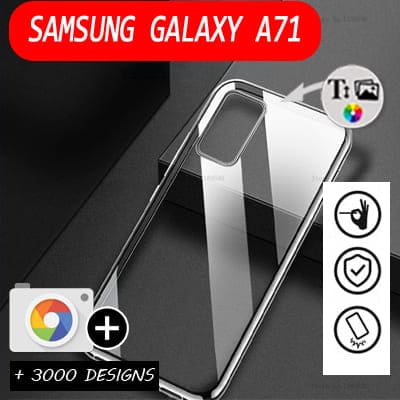 Hoesje Samsung Galaxy A71 met foto's baby