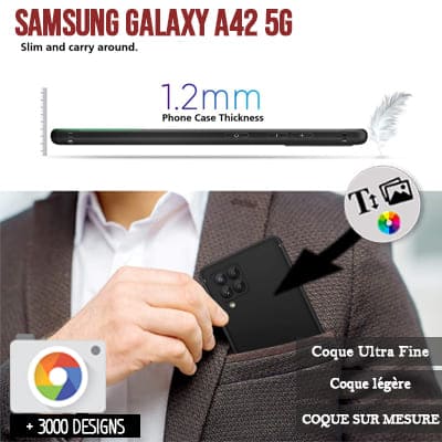Hoesje Samsung Galaxy A42 5g met foto's baby
