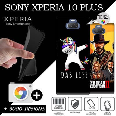 Softcase Sony Xperia 10 Plus met foto's baby