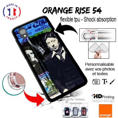 Softcase Orange Rise 54 / Alcatel 1 met foto's baby