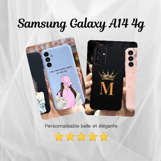 Hoesje Samsung Galaxy A14 met foto's baby