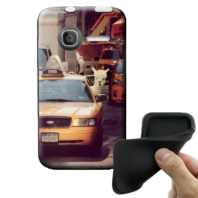 Softcase Alcatel One Touch T'Pop met foto's baby