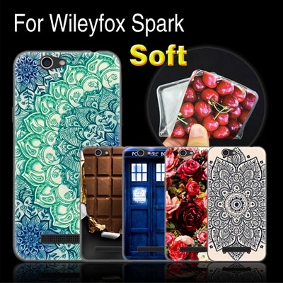 Softcase Wileyfox Spark / Spark + met foto's baby