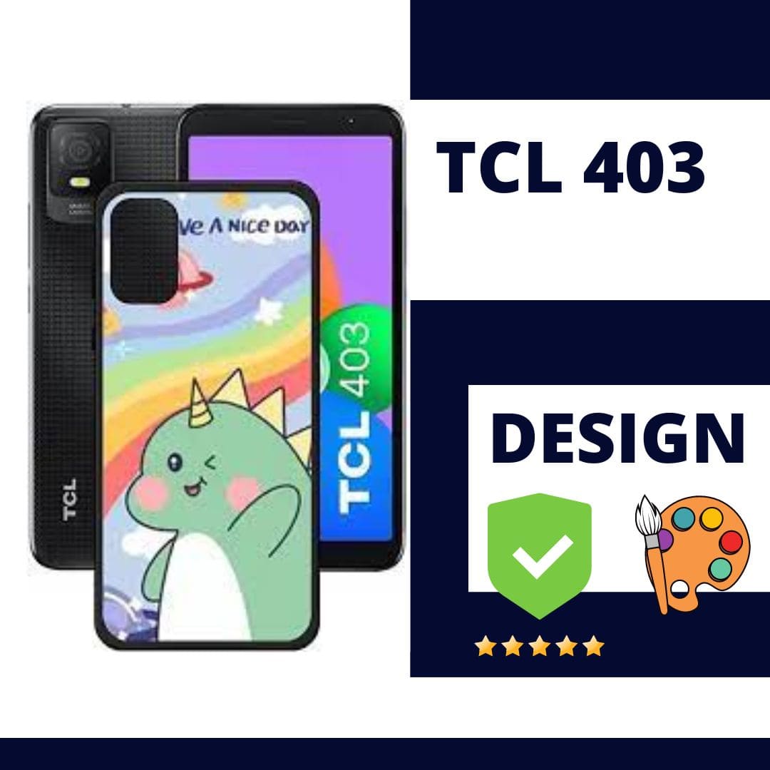 Softcase TCL 403 met foto's baby