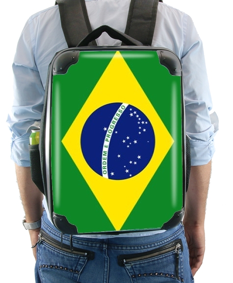  Flag Brasil voor Rugzak