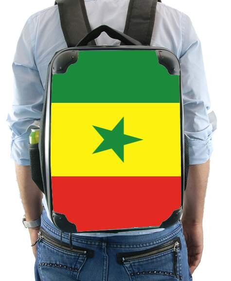  Flag of Senegal voor Rugzak