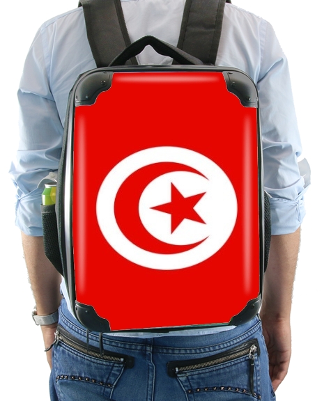  Flag of Tunisia voor Rugzak