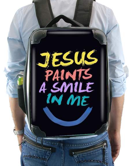  Jesus paints a smile in me Bible voor Rugzak