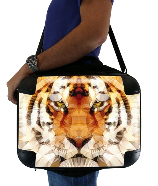  abstract tiger voor Laptoptas