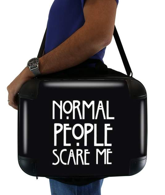  American Horror Story Normal people scares me voor Laptoptas