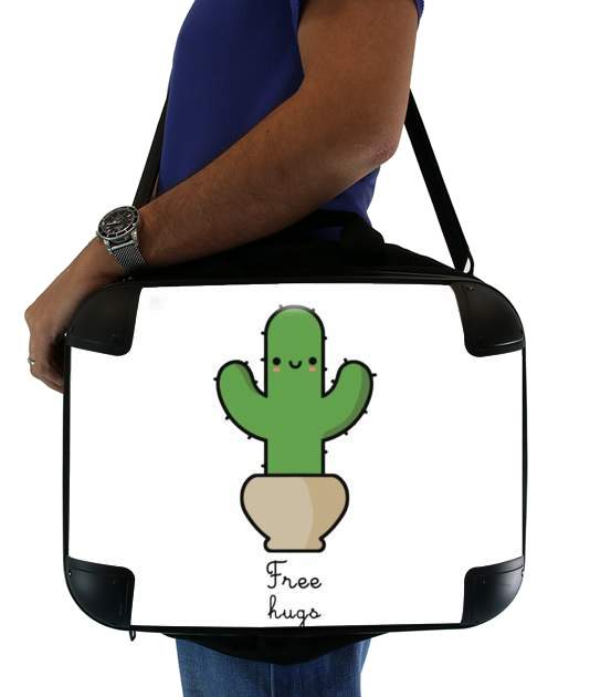  Cactus Free Hugs voor Laptoptas