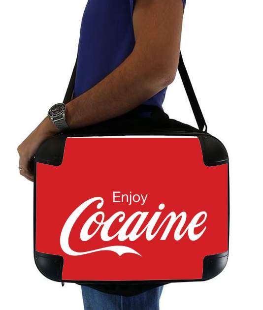  Enjoy Cocaine voor Laptoptas