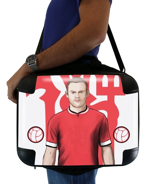  Football Stars: Red Devil Rooney ManU voor Laptoptas