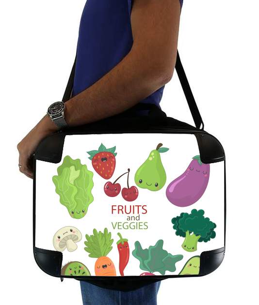  Fruits and veggies voor Laptoptas