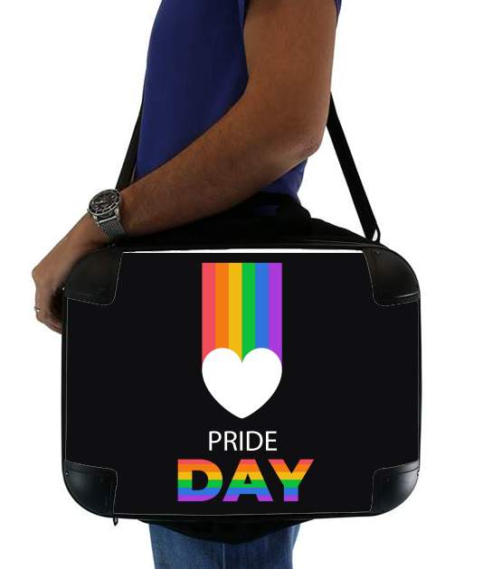  Happy pride day voor Laptoptas
