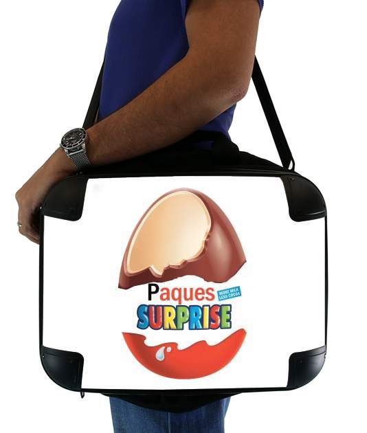  Joyeuses Paques Inspired by Kinder Surprise voor Laptoptas
