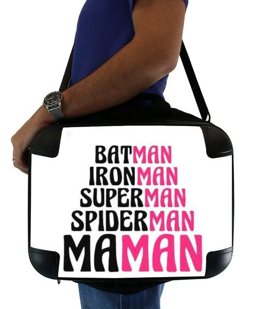  Maman Super heros voor Laptoptas