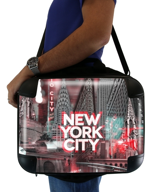  New York City II [red] voor Laptoptas