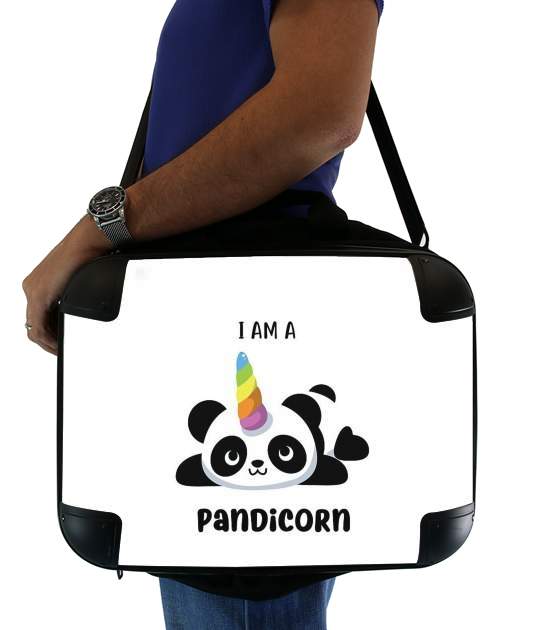  Panda x Licorne Means Pandicorn voor Laptoptas