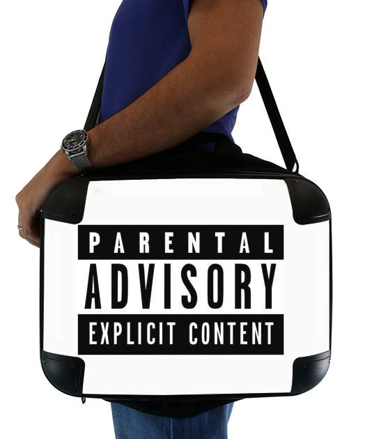  Parental Advisory Explicit Content voor Laptoptas