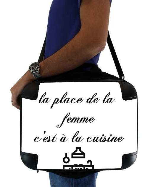  Place de la femme cuisine voor Laptoptas